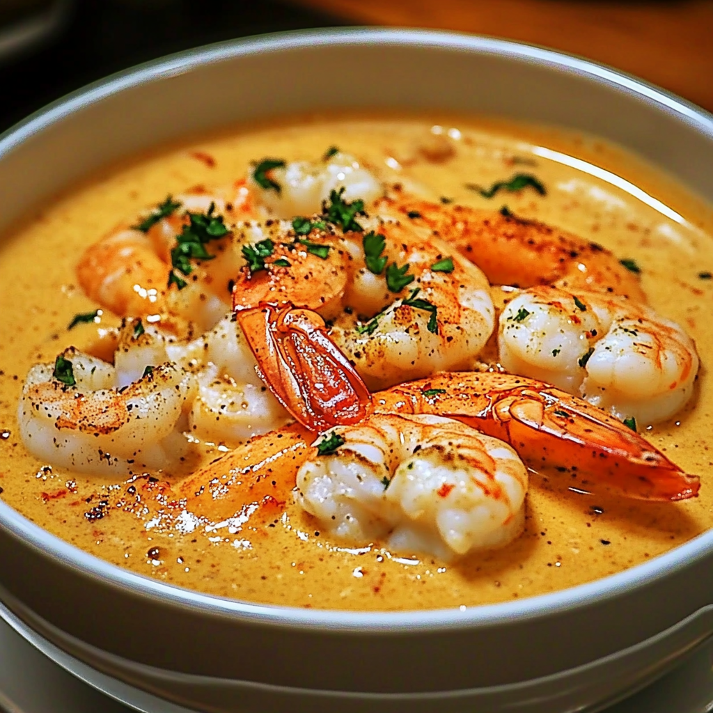 Creamy Crab and Shrimp Seafood Bisque A Rich Luxurious Comfort Bowl