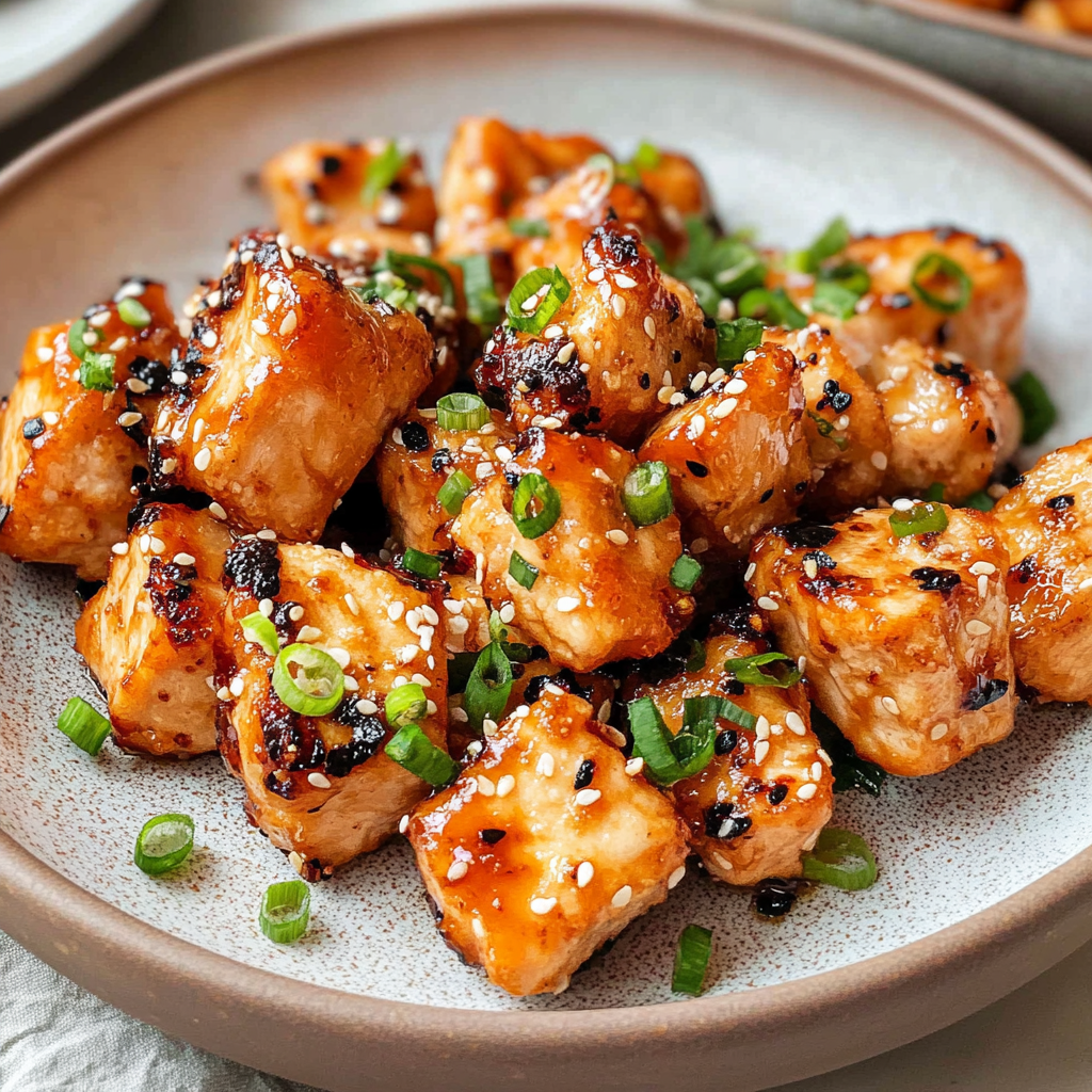 Crispy Bang Bang Salmon Bites Sweet Spicy Irresistible