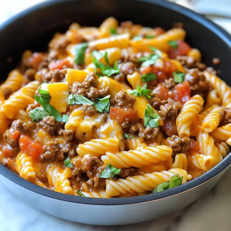 One Pot Cheesy Sloppy Cheeseburger Pasta Ready in 30 Minutes for a Quick Delicious Dinner - One Pot Cheesy Sloppy Cheeseburger Pasta: A Delicious Experience 22 One Pot Cheesy Sloppy Cheeseburger Pasta Ready in 30 Minutes for a Quick Delicious Dinner 1