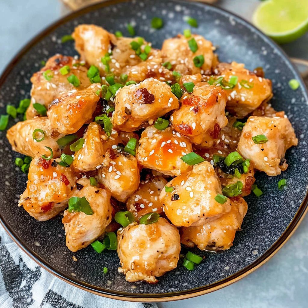 Sweet Spicy Bang Bang Salmon Bites Crispy Flavor Packed Dinner