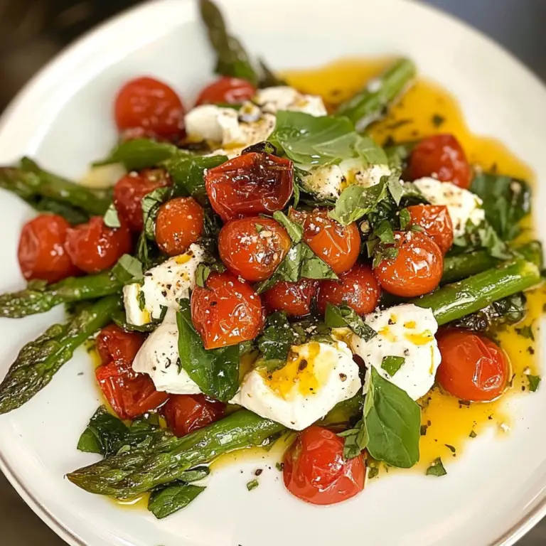 Asparagus Tomato Salad with Burrata A Fresh Creamy Mediterranean Delight - Amazing Asparagus Tomato Salad with Burrata - A Creamy Delight 19 Asparagus Tomato Salad with Burrata A Fresh Creamy Mediterranean Delight 1