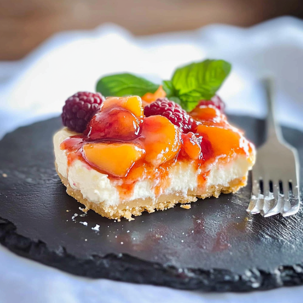 Easy Summer Berry and Peach Cheesecake Light Fruity No Fuss Dessert - Easy Summer Berry and Peach Cheesecake - Delicious No Fuss Delight 17 Easy Summer Berry and Peach Cheesecake Light Fruity No Fuss Dessert 1