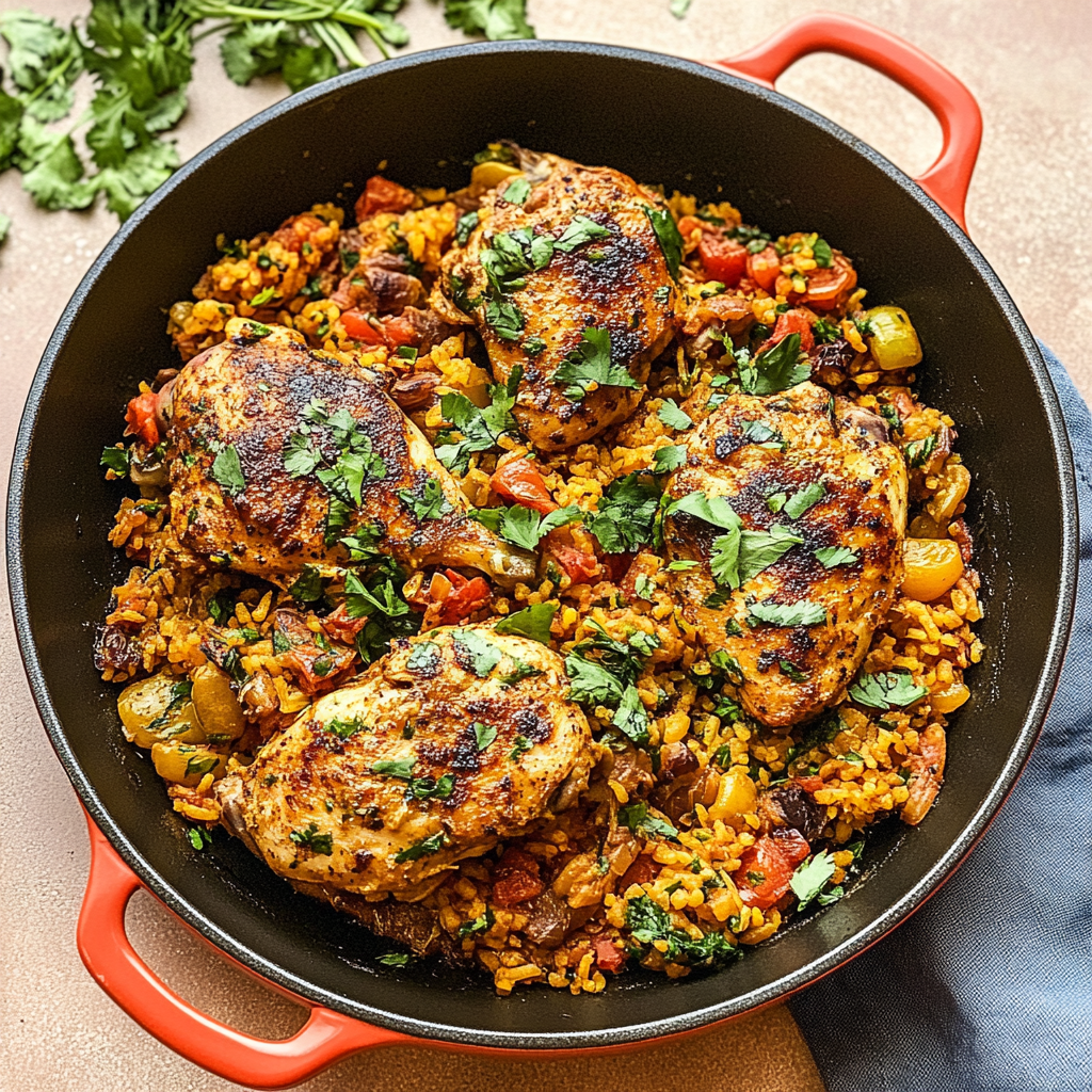 One Pan Spanish Chicken and Rice Bold Flavorful Perfect for Busy Nights - One Pan Spanish Chicken and Rice: Bold Flavorful Bliss 19 One Pan Spanish Chicken and Rice Bold Flavorful Perfect for Busy Nights 1