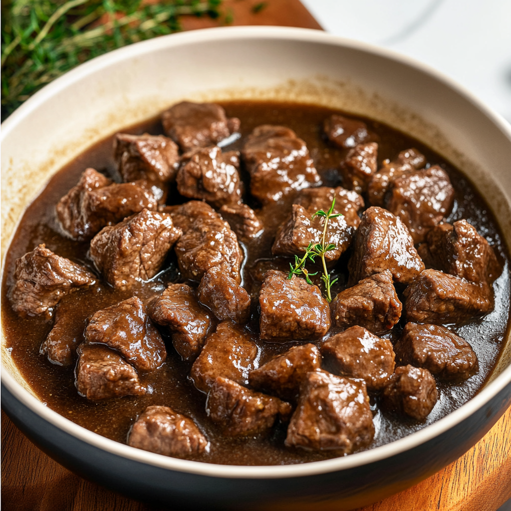 Savory Beef Tips and Gravy Recipe for Comforting Meals 3 Serving and storing