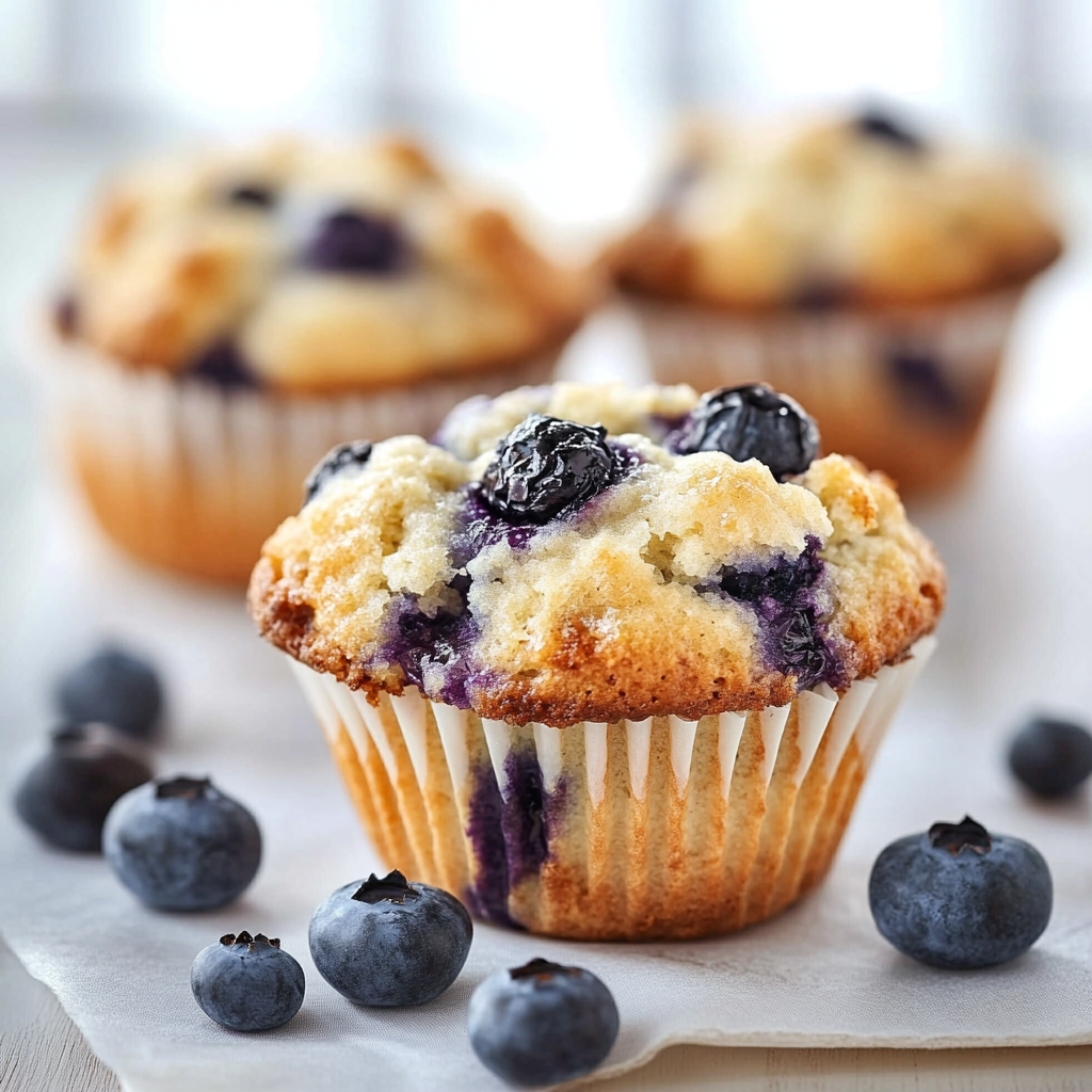Irresistible Blueberry Muffins: A Fluffy Delight Recipe 1 blueberry muffins featured