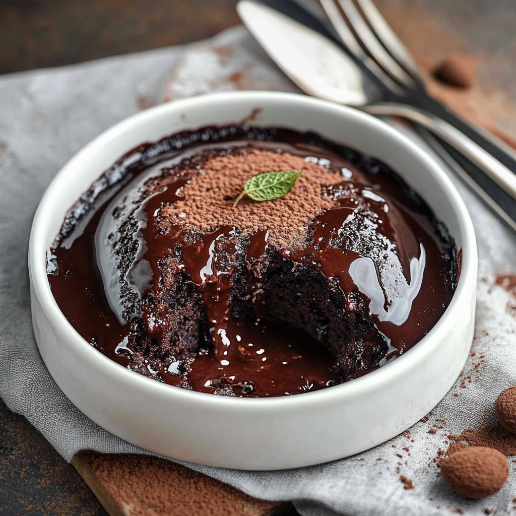 Indulgent Chocolate Pudding Cake Recipe You'll Love 3 Serving and storing