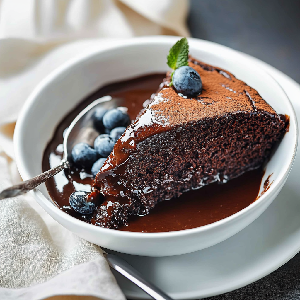 Indulgent Chocolate Pudding Cake Recipe You'll Love 1 chocolate pudding cake featured