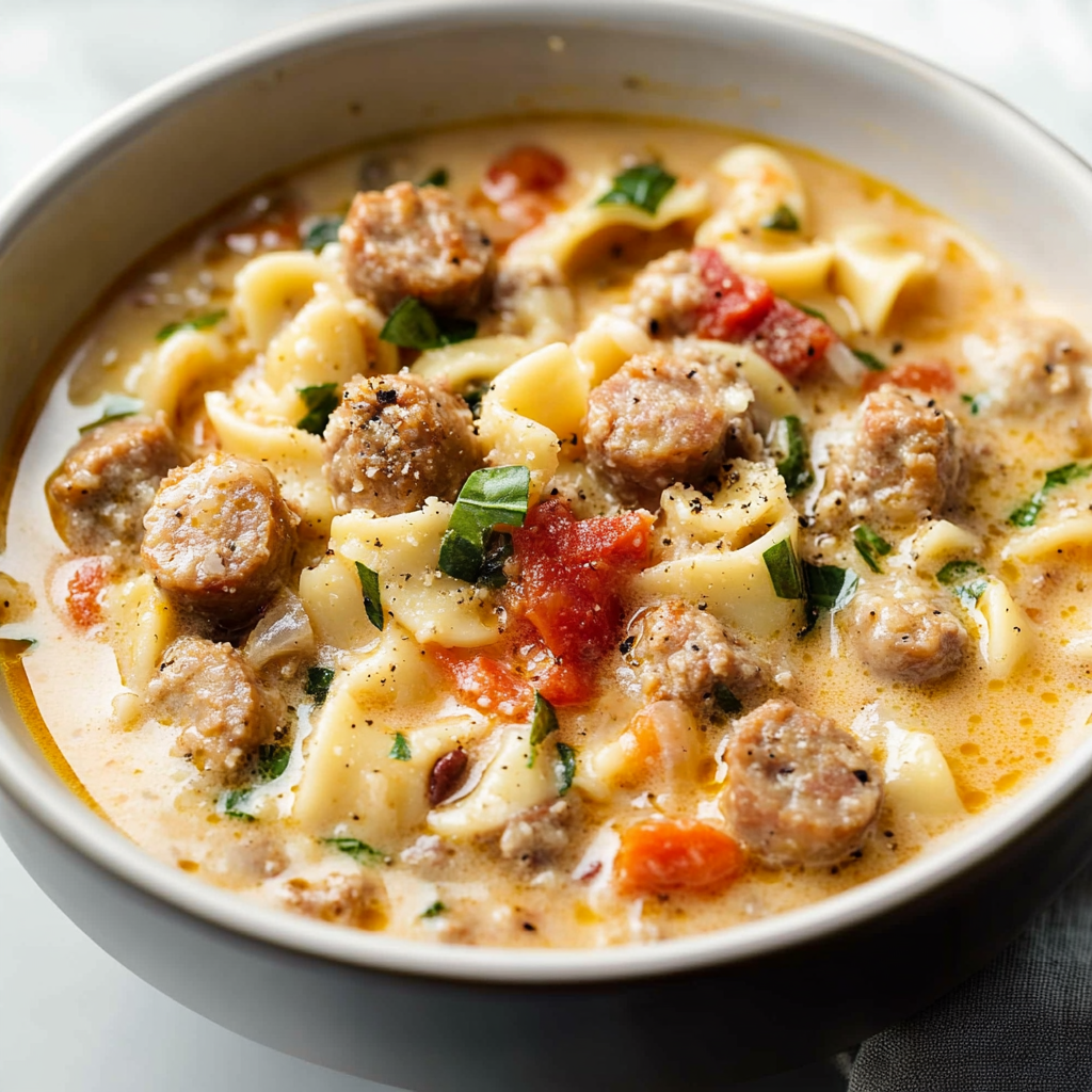 Creamy Italian Sausage Soup: Cozy Comfort in a Bowl 1 creamy italian sausage soup featured