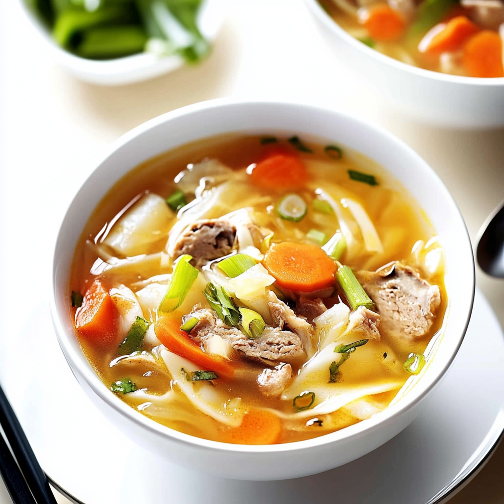 Cozy Egg Roll Soup Recipe: Quick & Comforting Delight 1 egg roll soup featured 1