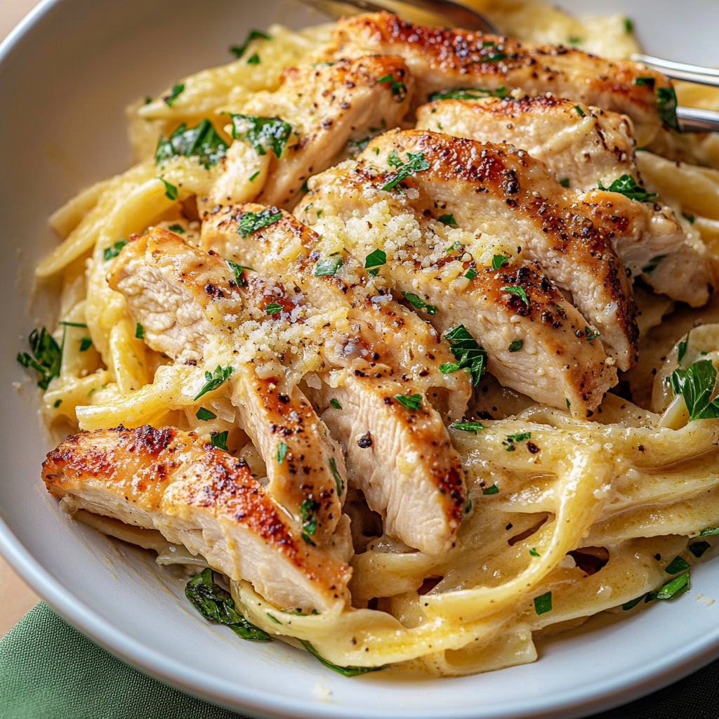 Irresistible Garlic Parmesan Chicken Pasta Recipe 1 garlic parmesan chicken pasta featured