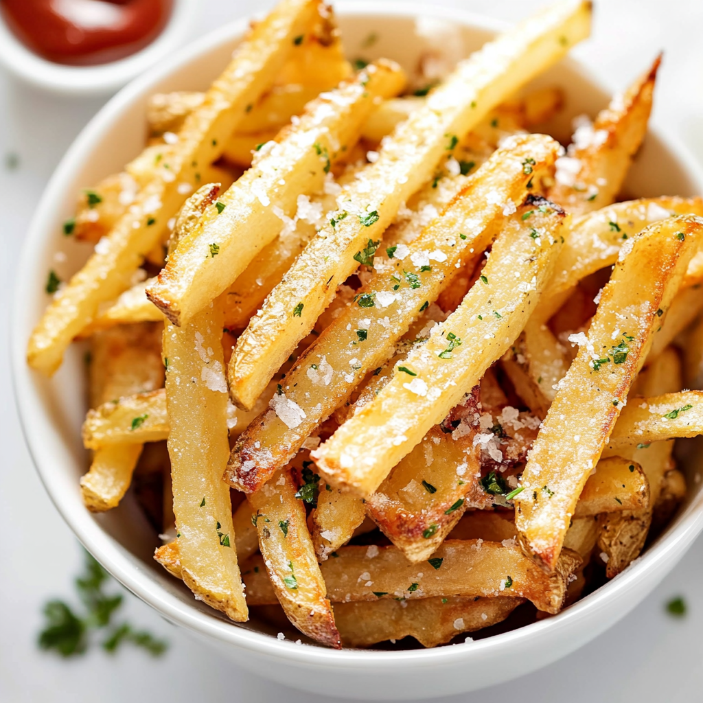Irresistible Homemade French Fries: Crispy & Delicious! 1 homemade french fries featured