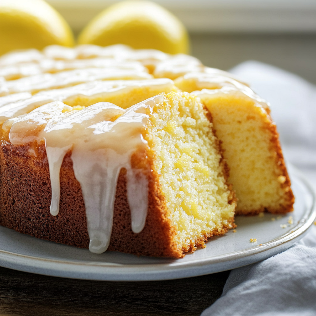 Irresistible Lemon Pound Cake with Glaze Recipe to Try 1 lemon pound cake with glaze featured