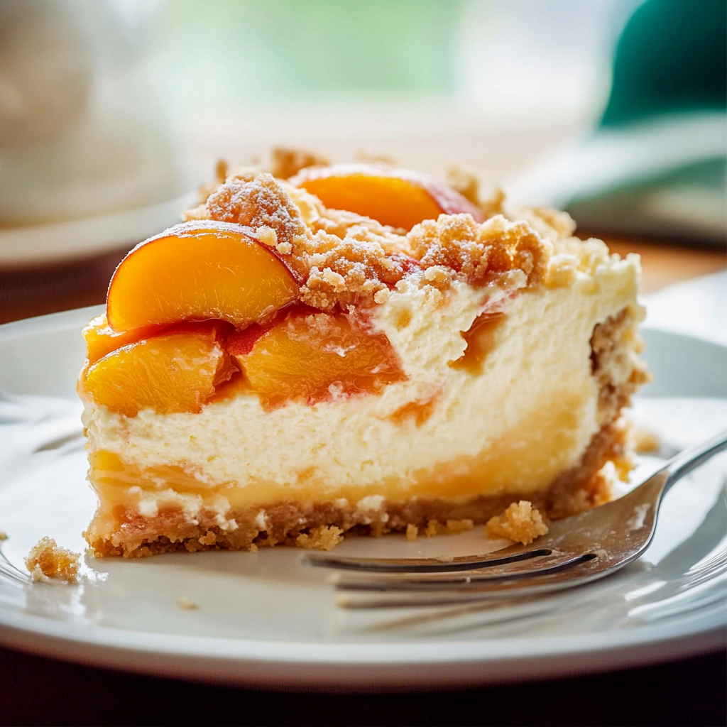 Irresistible Peach Cobbler Cheesecake Recipe for Summer Bliss 3 Serving and storing