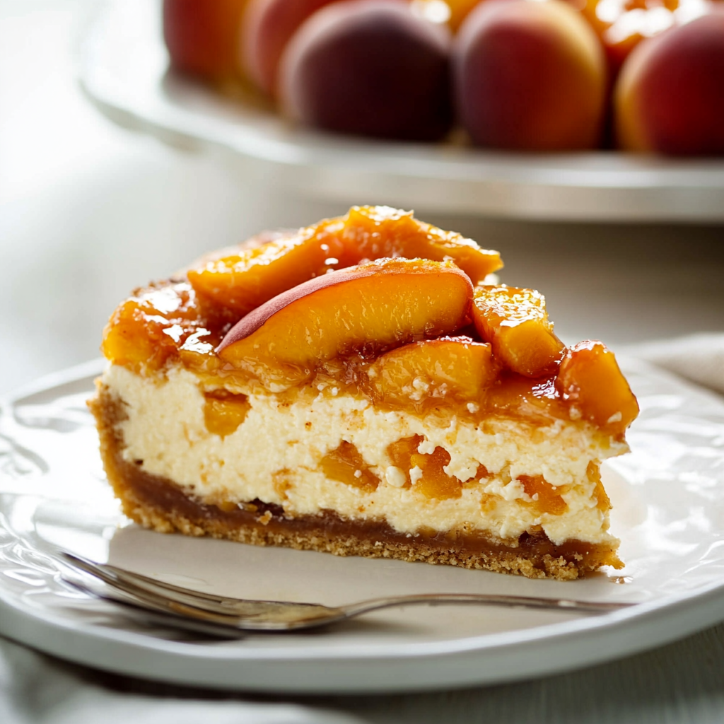 Irresistible Peach Cobbler Cheesecake Recipe for Summer Bliss 1 peach cobbler cheesecake featured