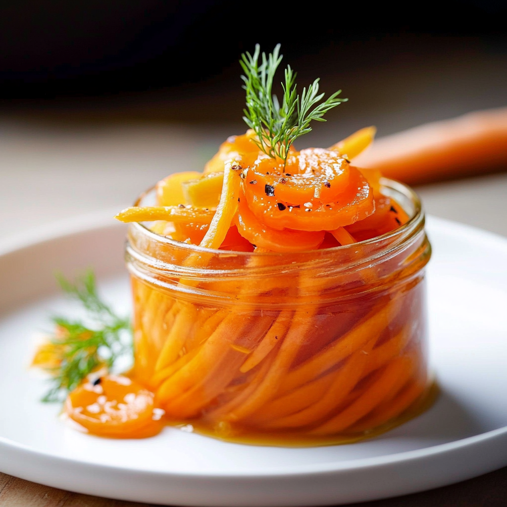 Tangy Pickled Carrots Recipe - A Crunchy Delight! 1 pickled carrots featured