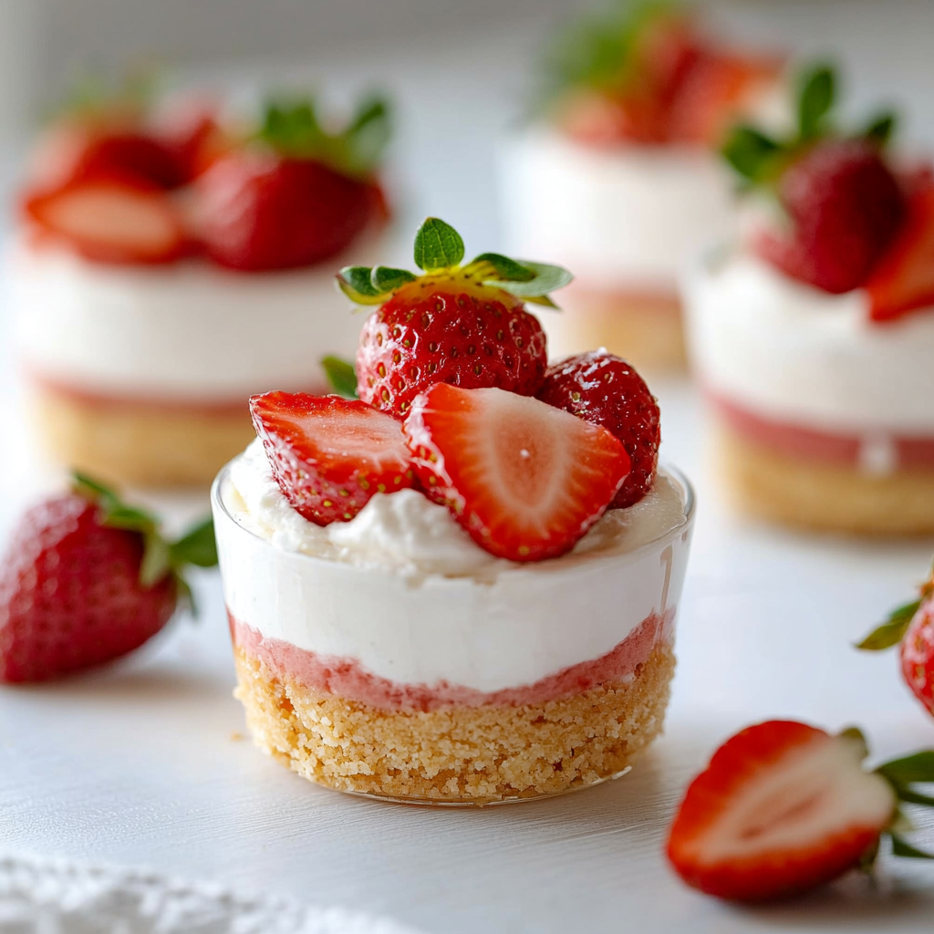 Irresistible Strawberry Cheesecake Cups for Any Occasion 1 strawberry cheesecake cups featured